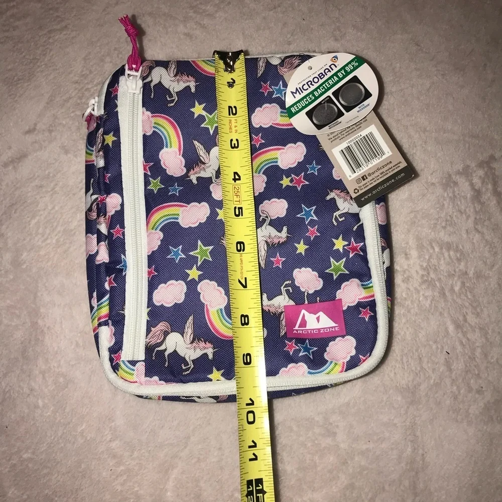Arctic Zone Unicorn Rainbow Stars High Density Thermal Insulation Lunch Box New